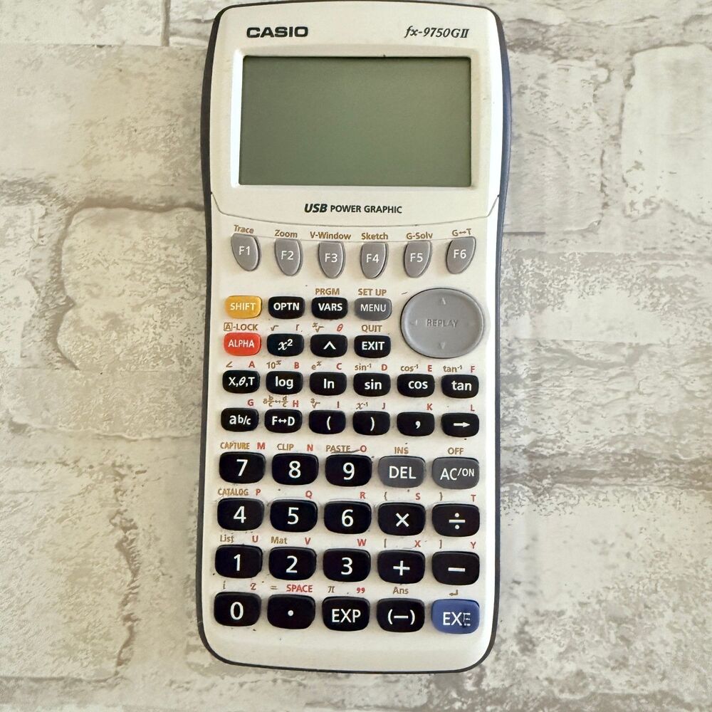 Casio FX-9750GII Powerful Graphic Design Graphing Calculator with Cover